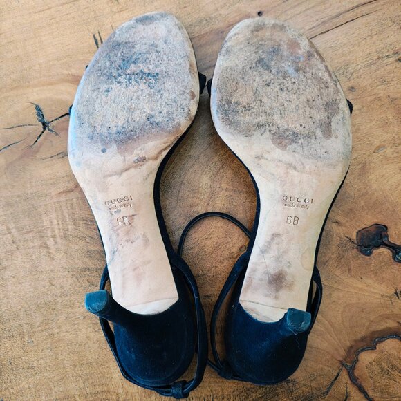 GUCCI Suede Heels - Picture 2 of 14